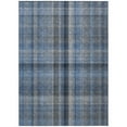thumbnail image 2 of Addison Rugs Chantille Indoor/Outdoor Transitional Plaid Blue Washable Rectangle Rug, 2'6" x 3'10", 2 of 6