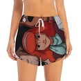 thumbnail image 4 of Lsque Scooby-Doo Printed Women's Running Shorts with Liner Pockets,Elastic Quick Dry Workout Athletic Gym Yoga Shorts,Womens High Waist Shorts-Medium, 4 of 9
