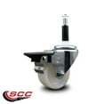 thumbnail image 2 of 3 Inch Nylon Swivel 7/8 Inch Expanding Stem Caster with Brake SCC, 2 of 2