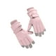 thumbnail image 2 of Guantes de ciclismo con pantalla táctil | Guantes de cinco dedos impermeables, resistentes al viento y cálidos con forro polar | Agarre antideslizante con correa ajustable en la muñeca | Deportes de, 2 of 6