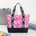 thumbnail image 4 of Bolsa de viaje para mujer, bolso de gran capacidad, bolsa de almacenamiento para ir de compras al gimnasio, 4 of 6