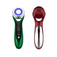 thumbnail image 3 of Beauty Instrument Face Lifting Heat Red Blue Light Face Cleaner Deep Cleansing Home Skin Care Device Face Massager, Green, 3 of 4