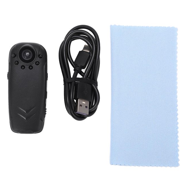 Mini Body Camera Portable 1080P HD Sports DVR Video Recorder Night Vision 125° Clip Camcorder Wearable DC 5V