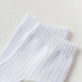 thumbnail image 3 of Toddler Crew Cut Cotton Socks 4 Pairs Boys Stretch Solid Casual Socks for 3-14 Years, 3 of 7