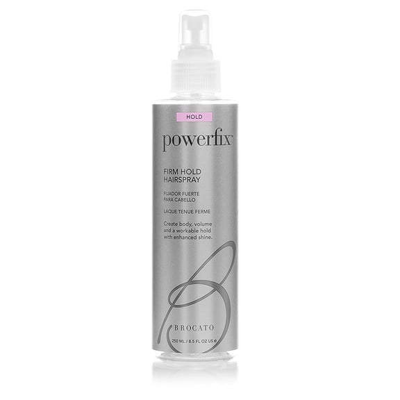 Brocato Powerfix Firm Hold Hairspray, 8.5 Oz | Volumizing Hairspray Adds Texture & Locks in Curls without Flaking or Buildup | Texturizing Hair Spray Product Add Shine & Volume for Sexy Hairstyles