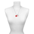 thumbnail image 2 of Delight Jewelry Acrylic 1.25" Red Megaphone She is Clothed in Stength and Dignity Charm Necklace, 20"+3", 2 of 4