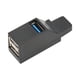 thumbnail image 3 of Hub USB3.0 3 en 1 USB3.0 a 1xUSB3.0 2xUSB2.0 USB C Hub Adaptador multipuerto para Win Office Business, 3 of 8