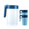 thumbnail image 2 of Water Pitcher With Lid One Kettle With Four Cups Used For Brewing Hot And Cold Drinks Plastic Water Pitcher With Lid， Suitable For Indoor And Outdoor,One Pot And Four Cups Set Clearance, 2 of 9