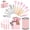 Pink, variant on HEESEM 20 Pcs Silicone Stainless Steel Cooking Utensils Set -Multifunctional Kitchen Utensil Set - Black