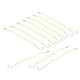 thumbnail image 5 of 10x Robustos aparejos de pesca para el cabello, anzuelos de púas luminosos, aparejos de tubo con para carpas Tamaño del gancho 14 Soledad Aparejos de chod listos para atar, 5 of 8