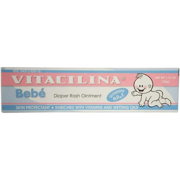 Vitacilina Bebe Diaper Rash Ointment 1 76 Oz Pack Of 4 Walmart Com Vitacilina Bebe Diaper Rash Ointment 1 76 Oz Pack Of 4 Walmart Com