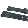 thumbnail image 2 of Bandini 20mm Black Rubber Sports Watch Band Strap, Tread, Ribbed, 2 Spring Bars Included, 2 of 7