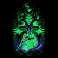 thumbnail image 2 of Men's Sleeping Beauty Maleficent Green Glow  Graphic T-Shirt, 2 of 5
