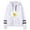 White, variant on MRULIC sweatshirt for women Womens Long Sleeve Stripe Hoodie Sweatshirt Jumper Hooded Pullover Tops Blouse Women's Hoodies Sweatshirts Black + XXL