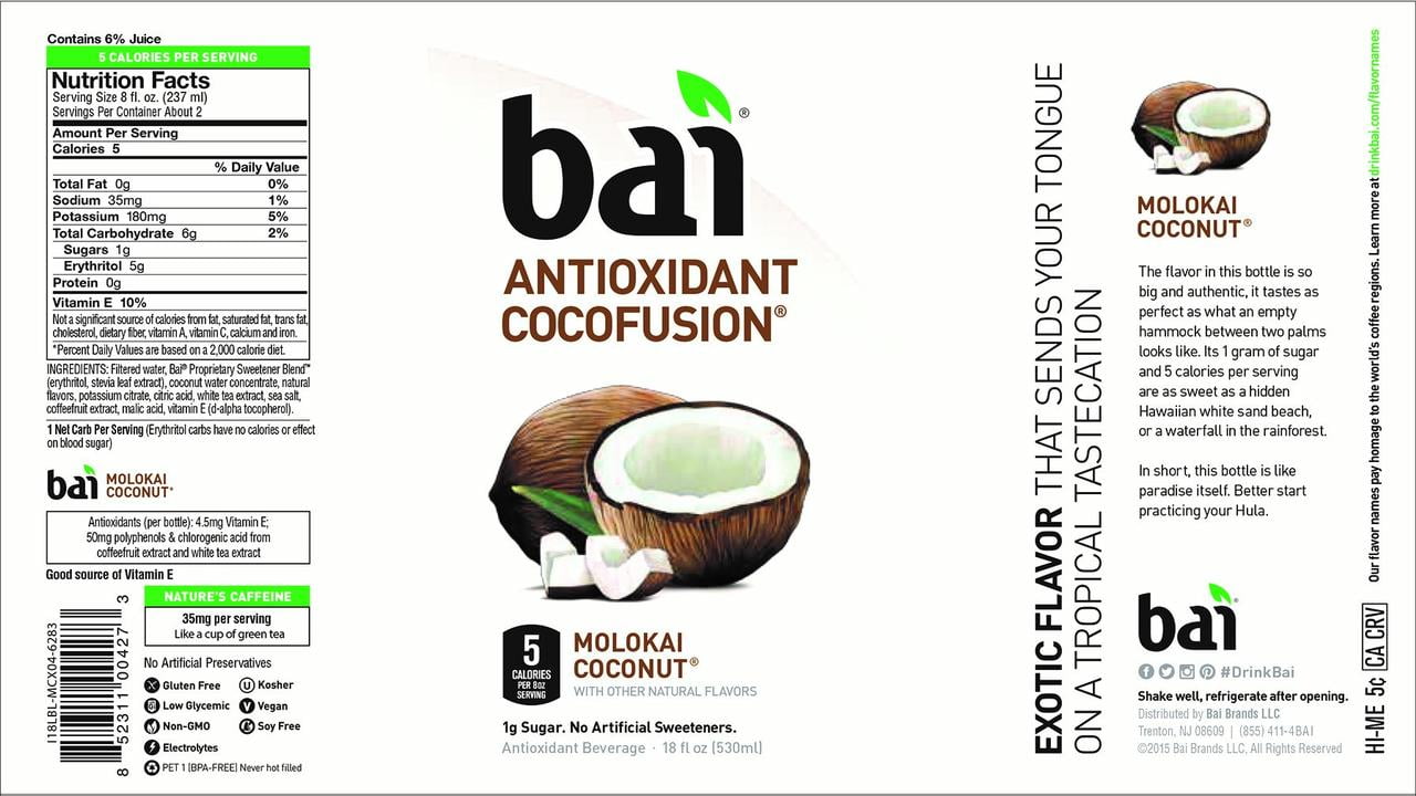 Bai Nutrition Facts Nutrition Ftempo Bai Nutrition Facts Nutrition Ftempo