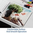 thumbnail image 6 of Coconut Tree Square Gaming Mousepad Desk Mat Non-Slip Rubber Bottom Printed 8.3x9.8 Inch Suitable for Office and Gaming, 6 of 6