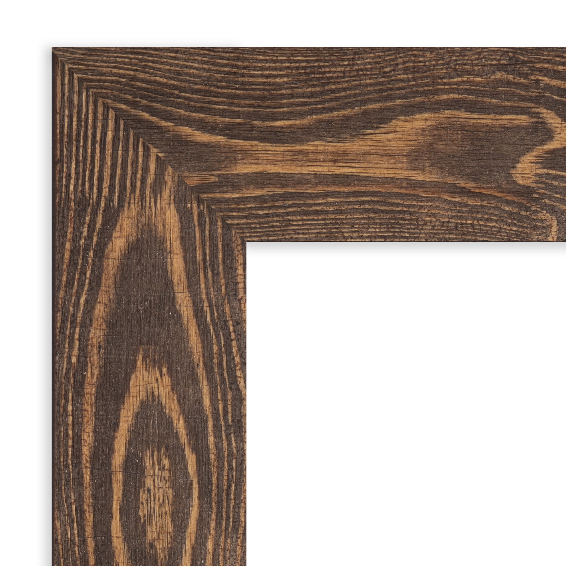 Amanti Art Natural Cork Board Wood Framed Bridge Brown Bulletin Board 34 in. x 26 in.