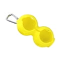 thumbnail image 4 of EeaseCA Silicone Ball Holder Dual Ball Storage Protection Carrier with Hook (Yellow), 4 of 7