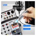 thumbnail image 3 of console de Mixage interface de Son dj Écho 4 Canaux 16 DSP avec Enregistrement Stéréo MP3 USB Bluetooth, 3 of 5