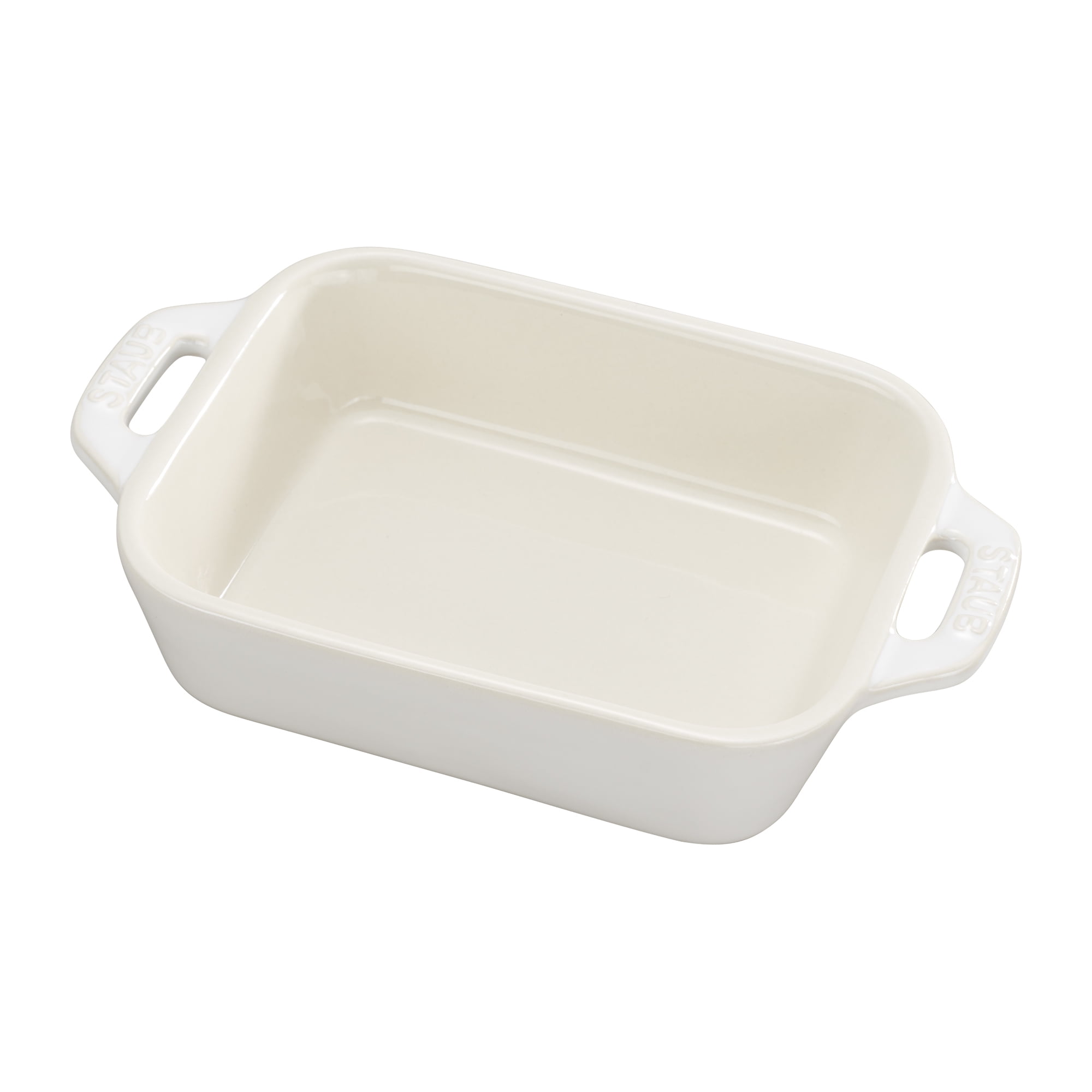 Staub Ceramic 5.5" x 4" Rectangular Baking Dish - Rustic Ivory