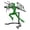 Green, variant on Christmas Multi Jointed Action Figure 3D Printed Titan Robot with Wings and Interchangeable Hands for Desktop Decor Stress Relief Creative Hobbyist, Orange