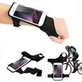 thumbnail image 1 of Correr al aire libre Montar Correr Deportes Gimnasio Lycra Pulgar Brazalete Funda para 14 13 12 11 Pro Max XR XS Max Galaxy a (Negro), 1 of 5