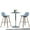 Denim Grey, variant on WyndenHall Cacey Mid Century Modern Bentwood Counter Height Stool (Set of 2) - 20.7'' x 21.1'' x 36.6 Denim Grey Natural Finish Counter Height Wood,