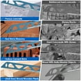 thumbnail image 2 of Ikoopy Reciprocating Saw Blade 10/12/18/20inch Universal Cutting Recip Sabre Saw Blade Alloy Steel Brick Concrete Cutting Saw Blade Masonry Cutting Blade for Cement Composite Panels Bricks, 2 of 11