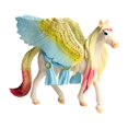 thumbnail image 4 of Flying Pegasuss Figurine Arte Ornamento Desk Desk Desktop Ornament de caballos Estatuas de caballos Modelo de animales para la oficina de la oficina Multicolor, 4 of 8