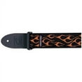 thumbnail image 2 of Dunlop D38-11OY Woven D38 Nylon Guitar Strap (Flambe Orange/Yellow), 2 of 2