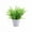 E, variant on Artificial Plants Indoor Outdoor, UV Resistant Fake Eucalyptus Boxwood Shrubs Faux Greenery Grass Stems Plastic Bushes for Pot Porch Patio Yard Garden Deck Window Box Decor