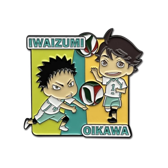 Haikyu!! - Oikawa Toru and Hajime Iwaizumi Pin