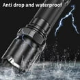 thumbnail image 5 of Rechargeable LED Flashlight | 360lm Super Bright Long Range Telescopic Aluminum Alloy | USB Charging, Multiple Modes, Compact 10cm | Emergency Outdoor Use, Weather-Resistant, 5 of 9