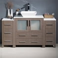 thumbnail image 3 of Fresca Torino 54" Gray Oak Modern Bathroom Cabinets w/ Top & Vessel Sink, 3 of 3