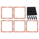 thumbnail image 1 of Juego de 5 piezas de anillo de entrenamiento ágil anillo de entrenamiento cuadrilátero multifuncional anillo de entrenamiento de velocidad de baloncesto naranja, 1 of 10