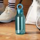 thumbnail image 1 of Taza de plástico minimalista de 350 ml para acampar y hacer senderismo, para estudiantes, para exteriores, portátil, anticaídas, sellada, graduada, de gran capacidad, para fitness y deportes, botella, 1 of 6