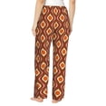 thumbnail image 3 of Balery 70's Retro print Women's Pajama Pants,Ultra Lightweight Pjs,Lounge Pant-Medium, 3 of 9