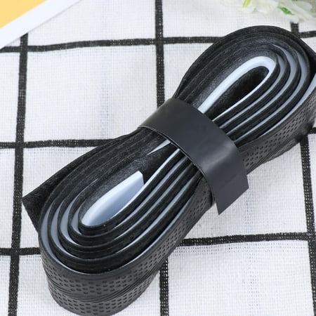 PTOOTP Anti Slip Fishing Rod Handle Wrap Tape Black PU Sweat Absorbing Comfortable Grip