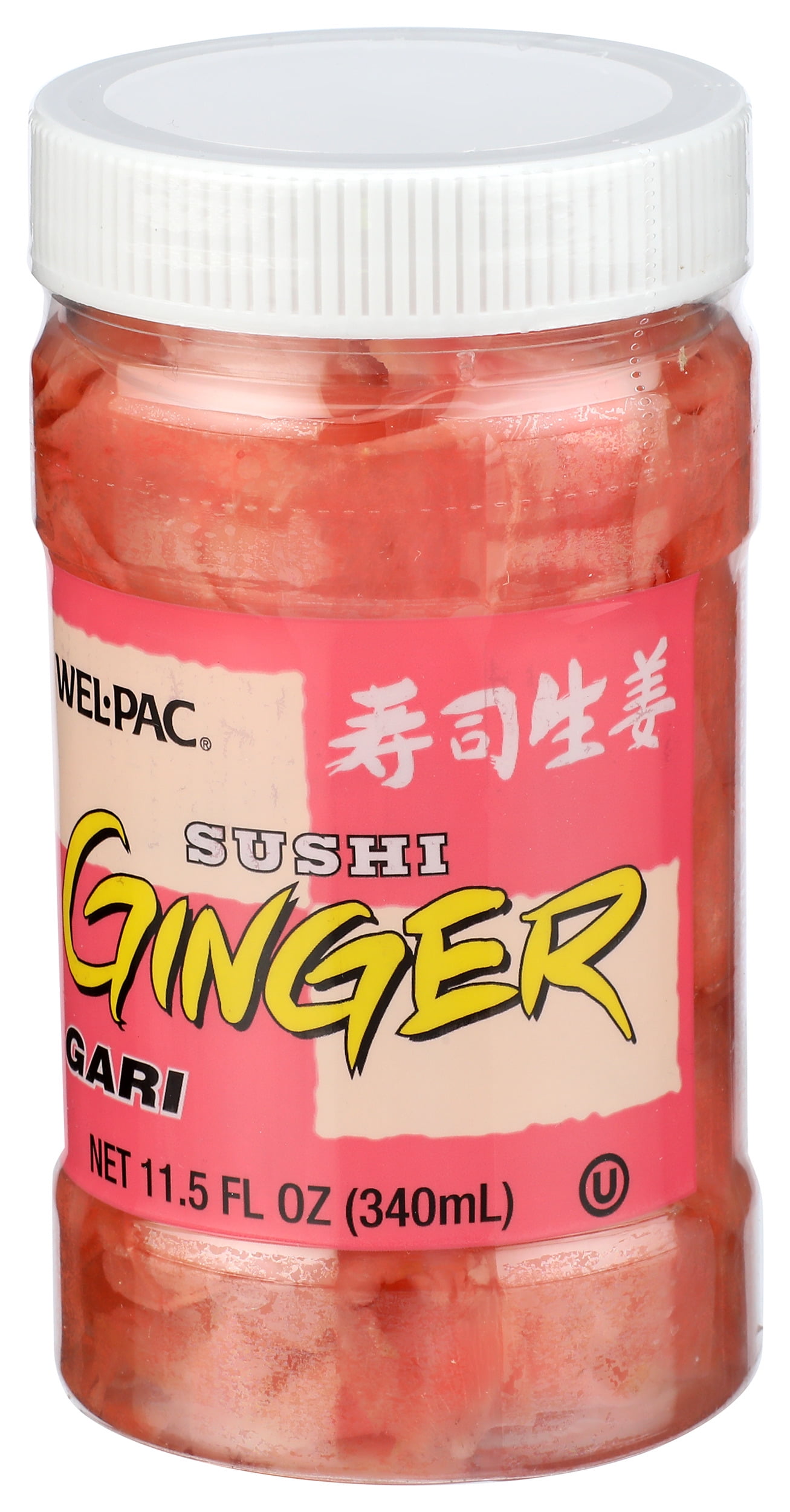 Pack of 12, Wel Pac Sushi Ginger Gari, 11.5 oz
