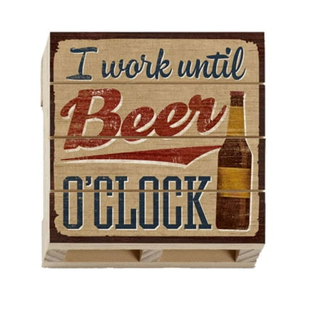 Highland Woodcrafters Beer O'Clock Wood Pallet (Best Wood For Soundproofing)