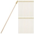 thumbnail image 1 of CIMAXIC Party 50pcs Mini Wooden Flag Rods with Gold Flag Caps Handheld Flag Sticks for DIY Crafts Party Decorations Event Celebrations School Projects,9.84"X0.2"X0.2", 1 of 5