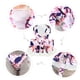 thumbnail image 3 of Dinheiro Vestido de perro arnés y correa conjunto para perros pequeños pajarita floral niña vestido de cachorro transpirable lindo princesa vestidos de perro primavera verano mascota gato ropa falda, 3 of 5
