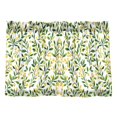 thumbnail image 7 of Yayeee Kitchen Curtains Light Filtering 27"x36" Rod Pocket Short Cafe Window Panel, Olive Leaf, 7 of 7