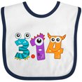 thumbnail image 3 of Inktastic Monsters Like Pi- Pi Day Numbers Boys or Girls Baby Bib, 3 of 4