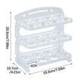 thumbnail image 3 of XYAIYT Foldable Egg Storage Container with 24 Capacity for Kitchen Refrigerator or Pantry Long Lasting Transparent Organizer Easy Access Suit for Camping or Picnic_MULTI LAYER Shelf, 3 of 8