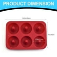 thumbnail image 2 of Hecteas Cake Mould - Dessert Molds - Kitchen Gadgets Silicone Donut Baking Pan Non Stick Dishwasher Decoration Tools(1X Dessert Mold - Red), 2 of 9