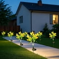 thumbnail image 5 of Solar Garden Lights Outdoor,Waterproof Solar Tulip Lights LED Garden Stake Lights For Yard Lawns Patio Villa Landscapes Decorative Pathways Lighting, 5 of 6