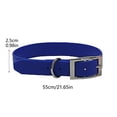 thumbnail image 3 of Adjustable Dog Collar, Waterproof Chew Proof Pet Collar with Double Buckle, Heavy Duty D Ring Strap for Small Medium Large Dogs, 21.7 Inches, 3 of 4