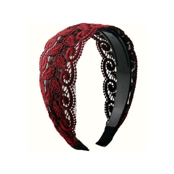 TELOLY Headbands for Women,Wide Red Hairbands with Non-Slip Design,Stylish Accessories for Every Occasion
