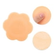 thumbnail image 3 of Unique Bargains 1 Pc Portable Silicone Facial Cleansing Brush Flower Shape 3.54"x3.54"x1.18" Flesh, 3 of 7